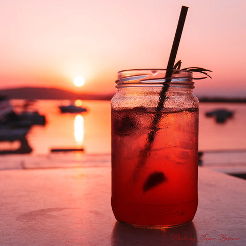 Moringa Iced Tea Peach Martini