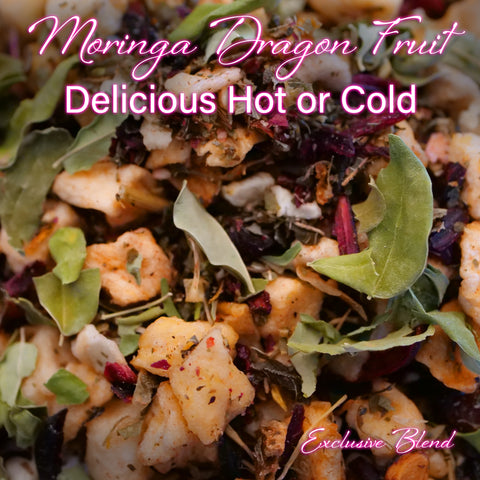 Moringa Iced Tea Dragon Fruit