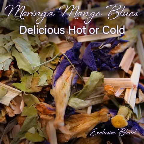Moringa Iced Tea Mango Blues
