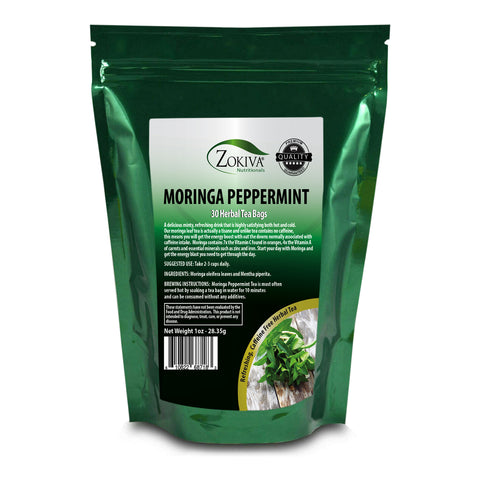 Moringa Peppermint Tea Bags